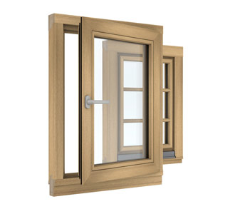 Holzfenster