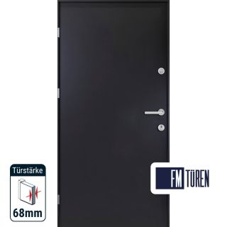 Nebeneingangstür BEW-507-68 Rundrosette