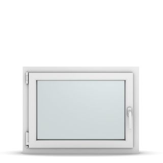 Wohnraumfenster 1-flg. Allegro Max Weiß 800x600 mm DIN Dreh-Kipp Links