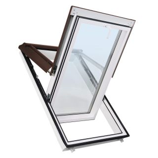 Dachfenster Kunststoff ThermoMax TRIPLE TERMO Braun / Weiß
