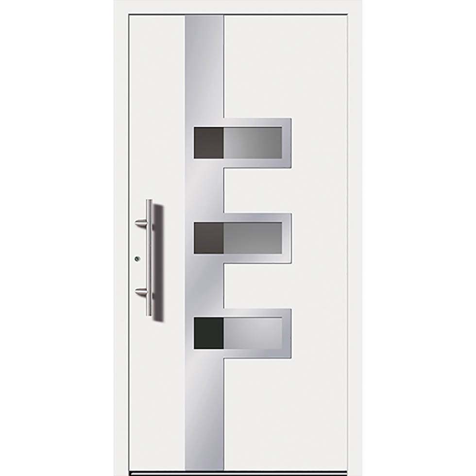 Haustür Aluminium BEW E 1157 Motivglas 1