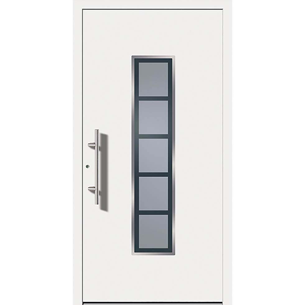 Haustür Aluminium BEW E 1158 Motivglas 1