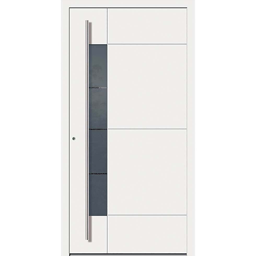 Haustür Aluminium BEW E 1164 Motivglas 1