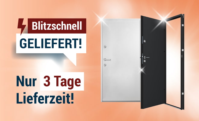 Blitzschnell geliefert