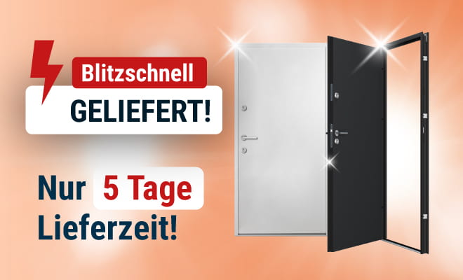 Blitzschnell geliefert