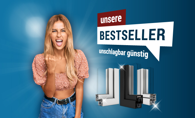 Bestseller Fenster 35% Rabatt